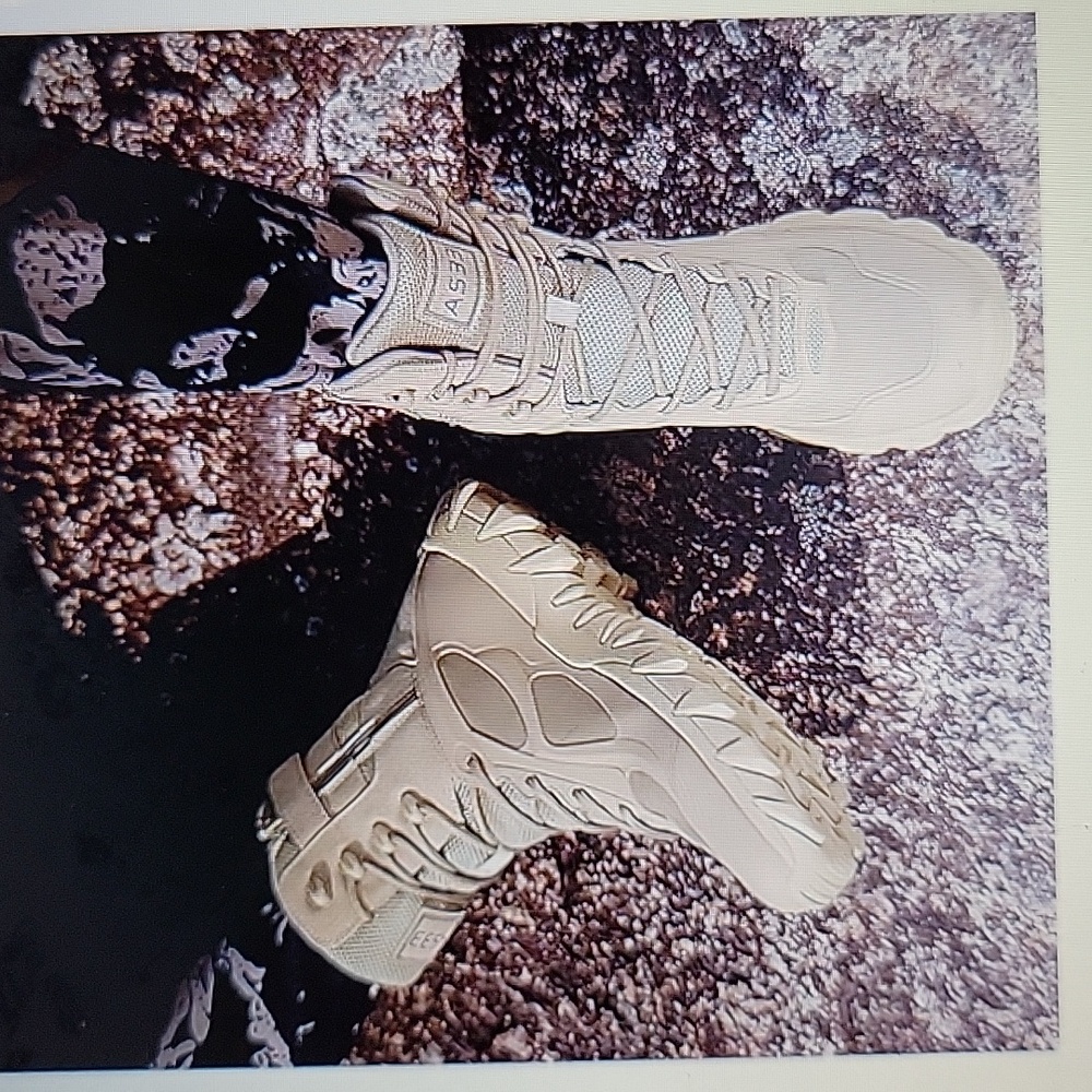 KERVAKY beige military Tactical boots desert combat lightweight work 11.5 NEW.…